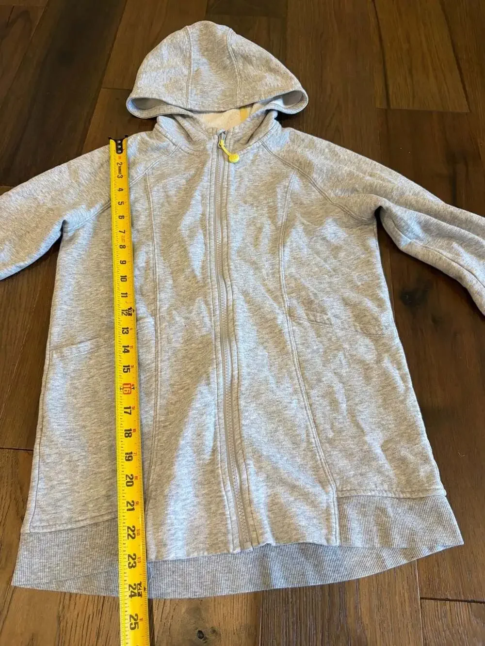 All in Motion Girls' Fleece Full Zip Hooded Sweatshirt Size XL Gray